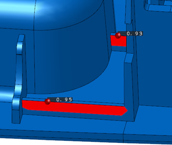 測定値のバルーン表示